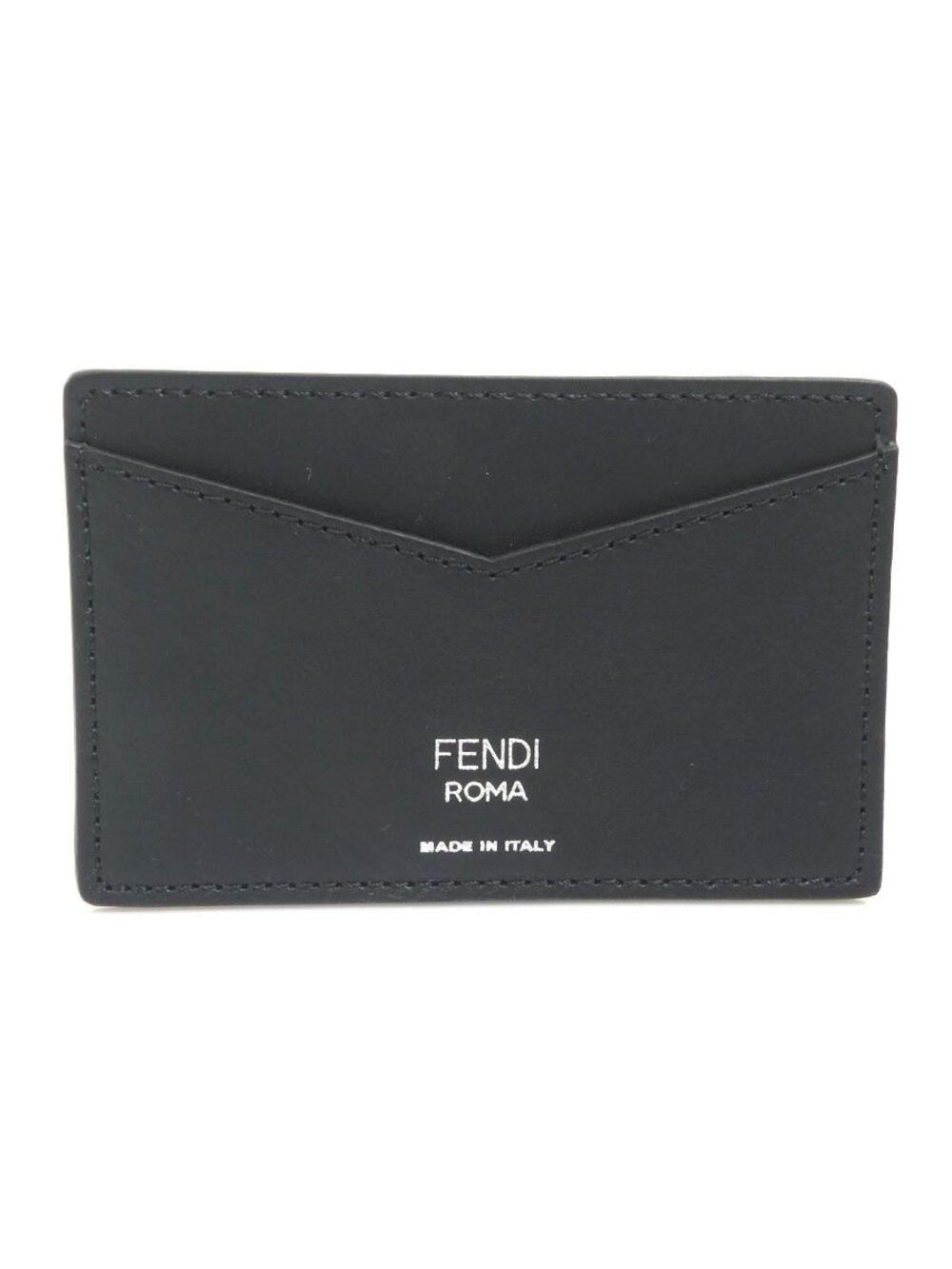 Auth Fendi Zucca Card Case Holder #308752F19B